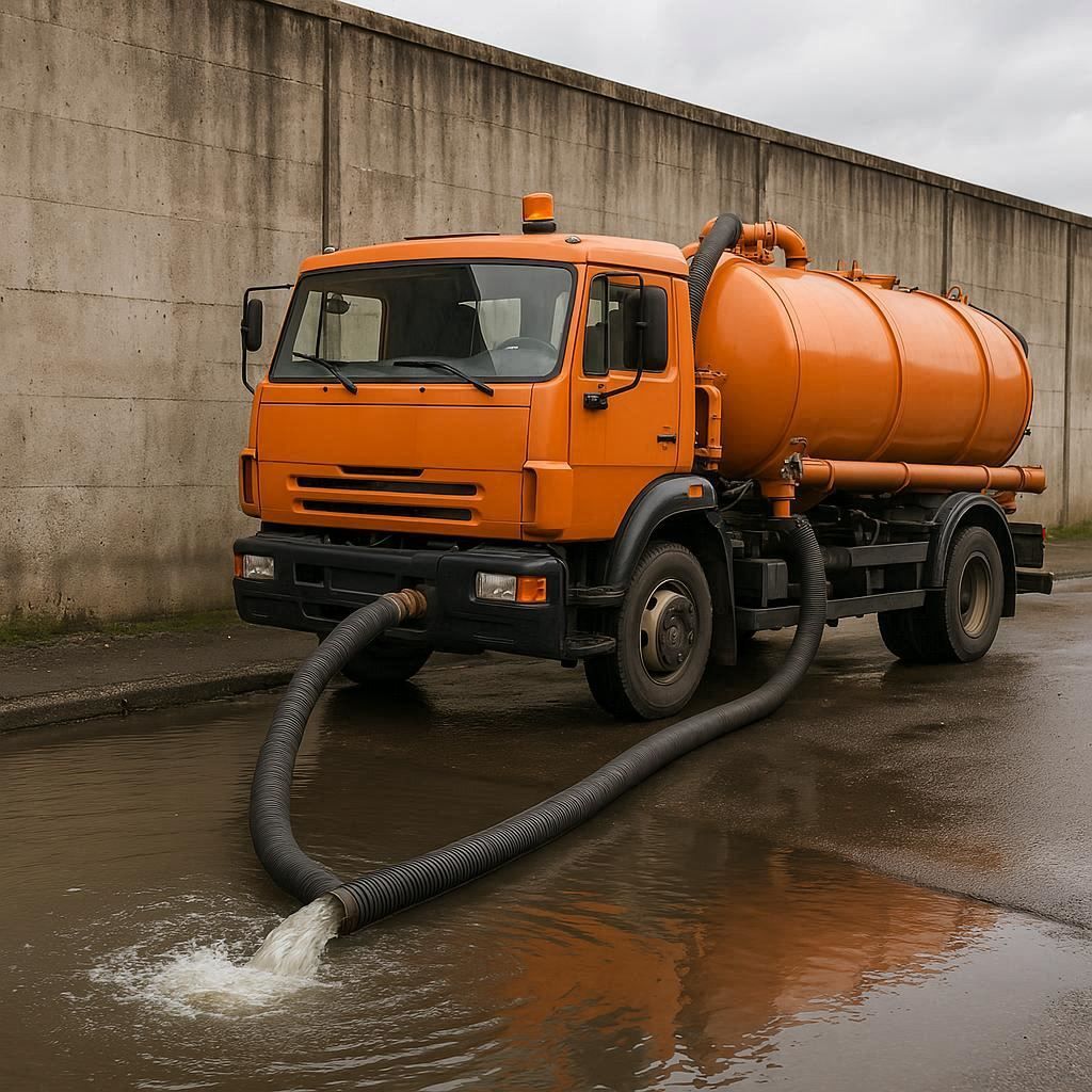Откачка воды в Пересвете